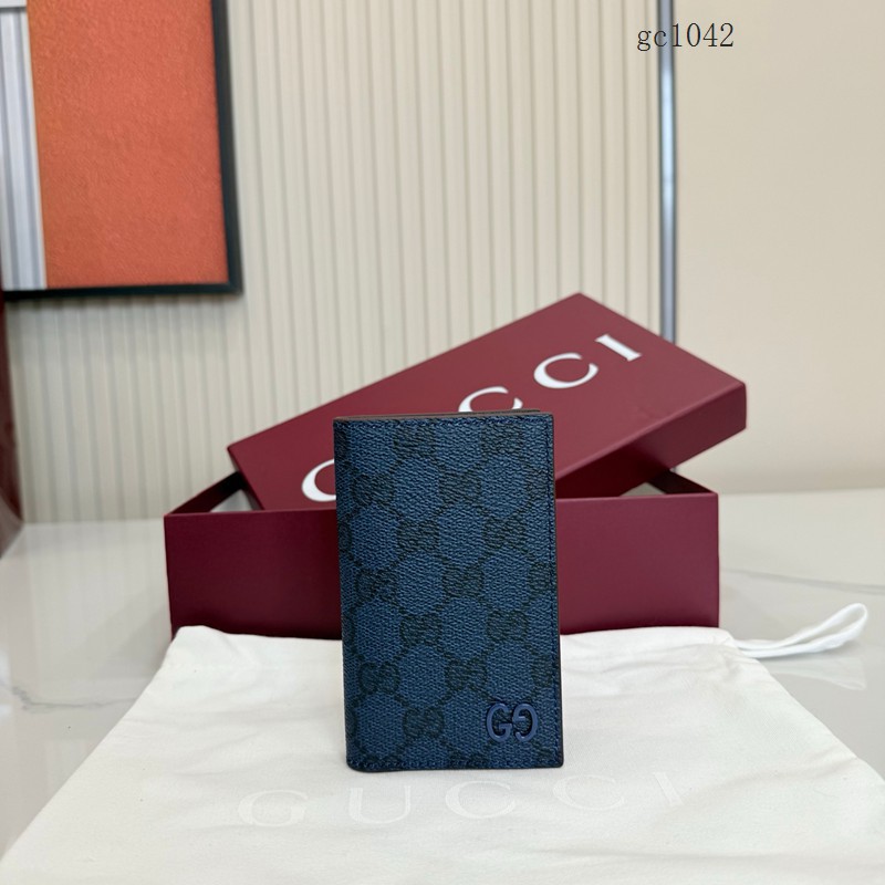 Gucci專櫃2026新款男士錢夾卡包 古馳雙G長款卡片夾 768249 gc1042