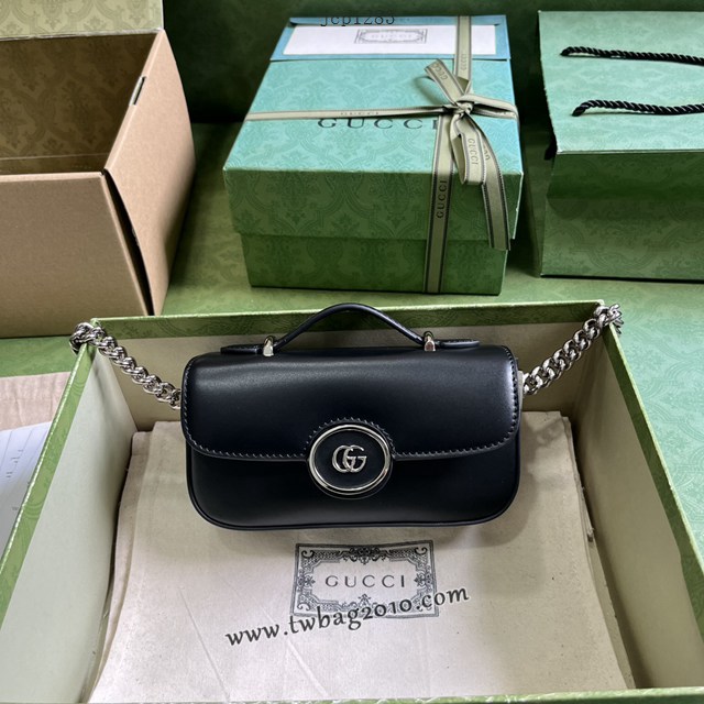 gucci專櫃新款原廠皮手袋 古馳Petite GG系列迷你手袋手提肩背包 jcp1283