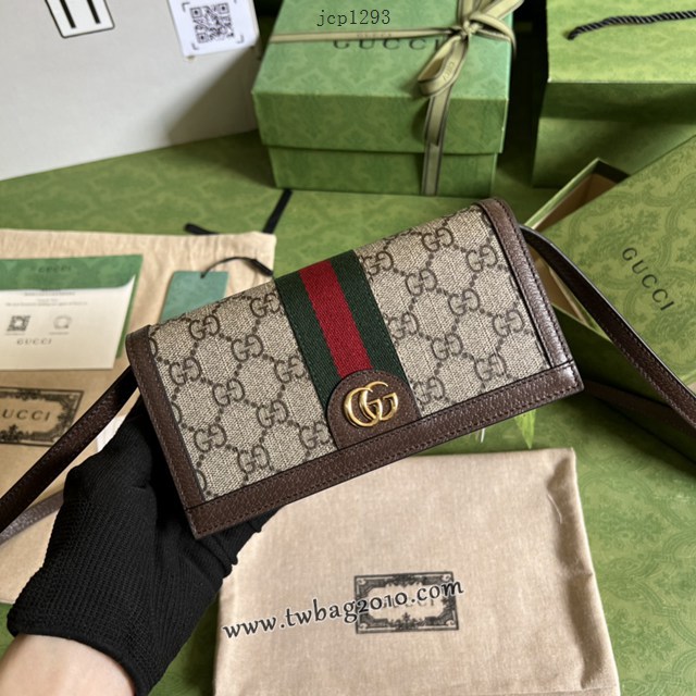 gucci專櫃新款鏈條單肩斜挎包 古馳Ophidia系列GG迷你手袋 jcp1293