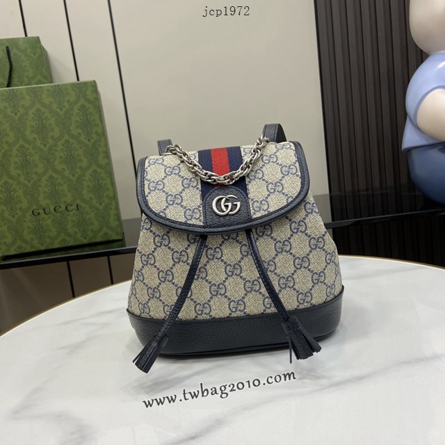 gucci專櫃2024新款女生雙肩包手袋 古馳Ophidia系列迷你背包 jcp1972