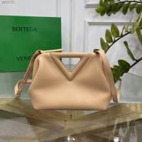 Bottega veneta高端女包 98088 寶緹嘉THE TRIANGLE BV專櫃新款杏仁色三角形五金手提女包  gxz1131