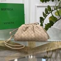 Bottega veneta高端女包 98061 寶緹嘉升級版小號編織雲朵包 BV經典款純手工編織羔羊皮女包  gxz1167