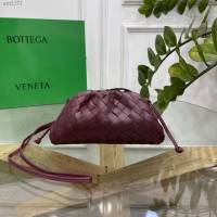 Bottega veneta高端女包 98061 寶緹嘉升級版小號編織雲朵包 BV經典款純手工編織羔羊皮女包  gxz1171