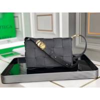 Bottega veneta高端女包 KF0017荔枝紋 寶緹嘉CASSETTE新款荔枝紋牛皮女包 BV經典款單肩斜挎包  gxz1276