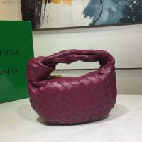 Bottega veneta高端女包 98070小號 寶緹嘉最新編織打結圓形hobo包 BV經典款羊皮手工編織女包  gxz1290