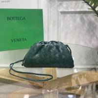 Bottega veneta高端女包 98061寬編織 寶緹嘉純手工編織羔羊皮女包 BV經典款小號編織雲朵包  gxz1405