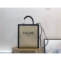 Celine專櫃2023新款單肩斜挎手拎托特包 192082 賽琳CABAS小號購物袋 sldj2214