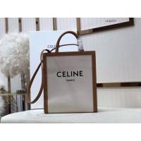 Celine專櫃2023新款單肩斜挎手拎托特包 192082 賽琳CABAS小號購物袋 sldj2217