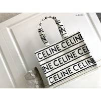 Celine專櫃2023新款字母托特包 賽琳CABAS THAIS大號通體印花織物購物袋 sldj2303