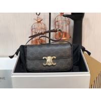 Celine專櫃2023新款Triomphe Shoulder Bag 194143 賽琳最新款凱旋門腋下包 sldj2420