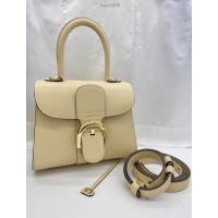 Delvaux新色沙丘色新版box皮手提女包 德爾沃專櫃經典款Brillant PM包袋 bxs1066