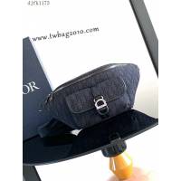 Dior专柜2025新款迪奥顶级原单男装系列腰包挎包 djfk1173