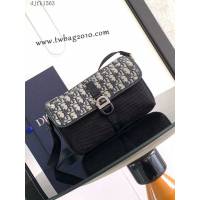 Dior专柜2024新款迪奥高仿原单经典系列大号Dior 8手袋肩背斜挎男包 djfk1563