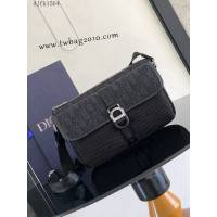Dior专柜2024新款迪奥高仿原单经典系列大号Dior 8手袋肩背斜挎男包 djfk1564