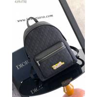 Dior专柜新款迪奥高仿原单Rider 2.0拉链双肩背包男士后背包 djfk1732