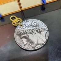 lv路易威登專櫃2022新款Cameo Coin Illustre包飾與鑰匙扣 lv頂級原單掛飾 MP3203 ydh4798