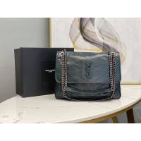 YSL专柜款女包 聖羅蘭經典款niki油蠟皮包包 YSL肩背斜挎包 498883  jjh1011
