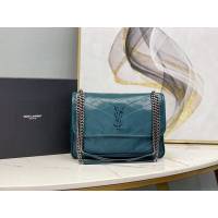 YSL专柜款女包 聖羅蘭經典款niki油蠟皮包包 YSL肩背斜挎包 498894  jjh1024
