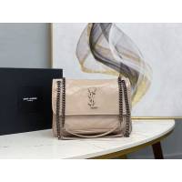 YSL专柜款女包 聖羅蘭經典款niki油蠟皮包包 YSL肩背斜挎包 498894  jjh1030