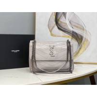YSL专柜款女包 聖羅蘭經典款niki油蠟皮包包 YSL肩背斜挎包 498894  jjh1032