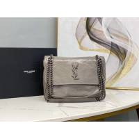 YSL专柜款女包 聖羅蘭經典款niki油蠟皮包包 YSL肩背斜挎包 498894  jjh1033