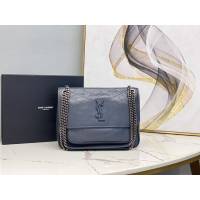 YSL专柜款女包 聖羅蘭經典款niki油蠟皮包包 YSL肩背斜挎包 498894  jjh1035