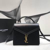 YSL专柜款女包 聖羅蘭經典款CASSANDRA牛皮磨砂Y型鎖扣 YSL手提肩背斜挎包 532752  jjh1054