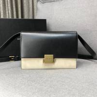 YSL专柜款女包 聖羅蘭經典款MEDIUM BELLECHASSE翻蓋包包 YSL肩背斜挎包 462044  jjh1060