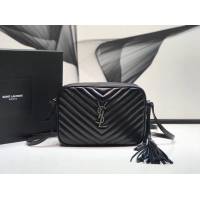 YSL专柜款女包 聖羅蘭經典款MONOGRAM SAINT LAURENT相機包 YSL肩背斜挎包 520534  jjh1193
