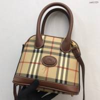 Burberry專門店新款女士手提單肩斜挎包 巴寶莉vintage系列新款小號貝殼包 yxb1029