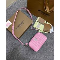 Burberry專門店新款絎縫款Lola蘿納相機包 巴寶莉羔羊皮小斜挎女包 yxb1088
