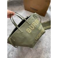 Burberry專門店新款沙灘托特包 巴寶莉帆布購物袋手提包 yxb1136