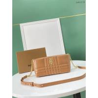 Burberry專門店新款絎縫款Lola蘿拉包 巴寶莉羔羊皮單肩斜挎女包 yxb1179