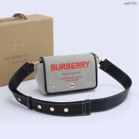 Burberry專門店新款棉質帆布包 巴寶莉女款單肩斜挎包 yxb1200