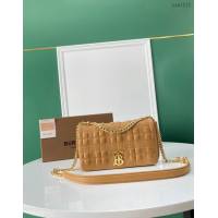 Burberry專門店新款羊皮小號TB蘿拉包 巴寶莉羔羊皮單肩斜挎女包 yxb1212