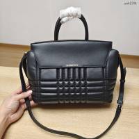 Burberry專門店新款小羊皮手提包 巴寶莉手拎肩背全皮女包 yxb1304