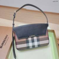 Burberry專門店新款女士肩背包 巴寶莉23秋冬款大號格紋腋下包 yxb1306