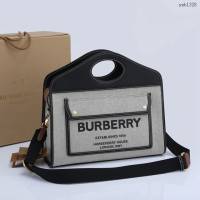 Burberry專門店新款大號37cm撲克包拉鏈 巴寶莉手提肩背斜挎女包 yxb1328
