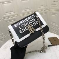 Burberry專門店新款小號字母TB專屬標識皮革鎖扣包 巴寶莉經典爆款皮革單肩斜背女包 yxb1377