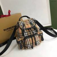 Burberry專門店新款迷你小號Vintage格紋斜背式軍旅背包 巴寶莉女士後背包 yxb1388