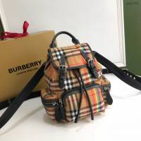 Burberry專門店新款迷你小號彩虹Vintage格紋斜背式軍旅背包 巴寶莉女士後背包 yxb1391