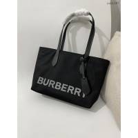 Burberry專門店新款尼龍配皮托特包 巴寶莉購物袋手提購物袋 yxb1397