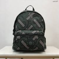 Burberry專門店新款男士雙肩包 巴寶莉Thomas Burberry專屬標識圖案提花雙肩背包 yxb1407