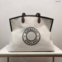 Burberry專門店新款Society賽爾迪手袋 巴寶莉休閒百搭托特包款購物袋 yxb1417