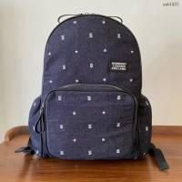 Burberry專門店新款尼龍刺繡雙肩包 巴寶莉TB系列男女同款雙肩背包 yxb1433