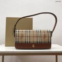 Burberry專門店新款中古vintage法棍腋下包 巴寶莉肩背女包 yxb1441