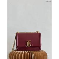 Burberry專門店新款TB專屬標識鎖扣包 巴寶莉皮革鏈條單肩斜挎女包 yxb1454