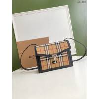 Burberry專門店新款Vintage復古格紋斜背包 巴寶莉肩背女包 yxb1469