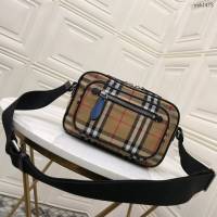 Burberry專門店新款Vintage復古格紋斜背包 巴寶莉肩背相機包男包 yxb1478