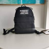 Burberry專門店新款格紋雙肩包 巴寶莉原版經典格子男士後背包 yxb1498